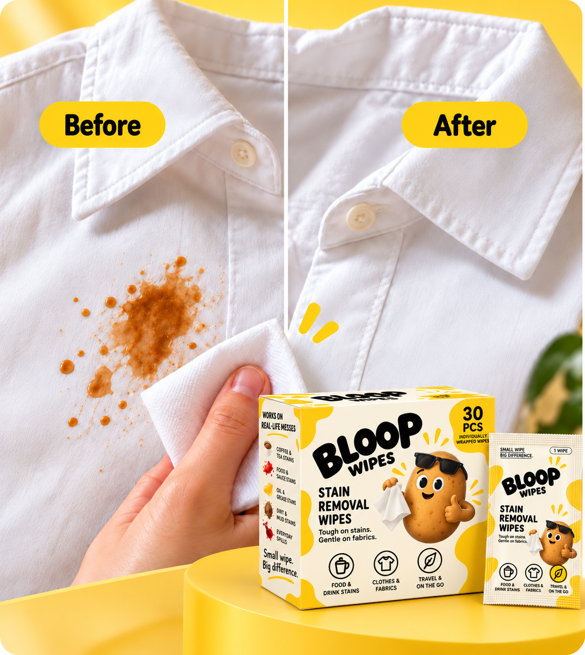 Bloop Stain Removal Wipes