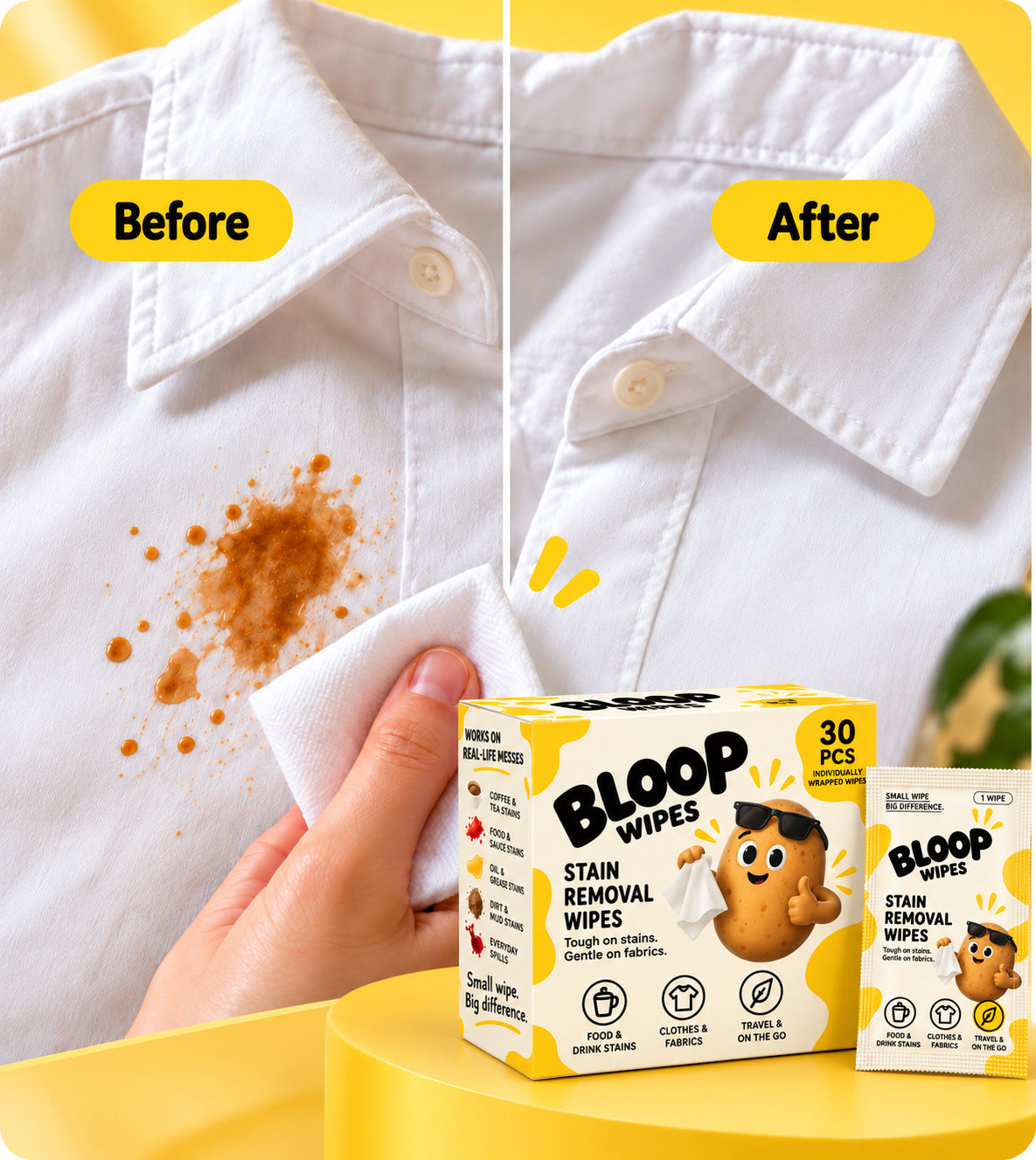 Bloop Stain Removal Wipes